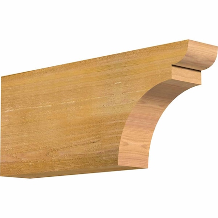 Ekena Millwork Yorktown Rough Sawn Rafter Tail, Western Red Cedar, 4"W x 10"H x 24"L RFT04X10X24YOR00RWR